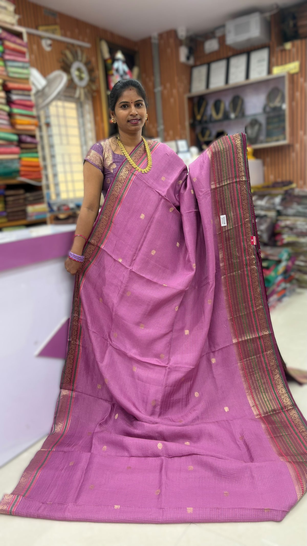 Banarasi Vinatge cheaks sarees
