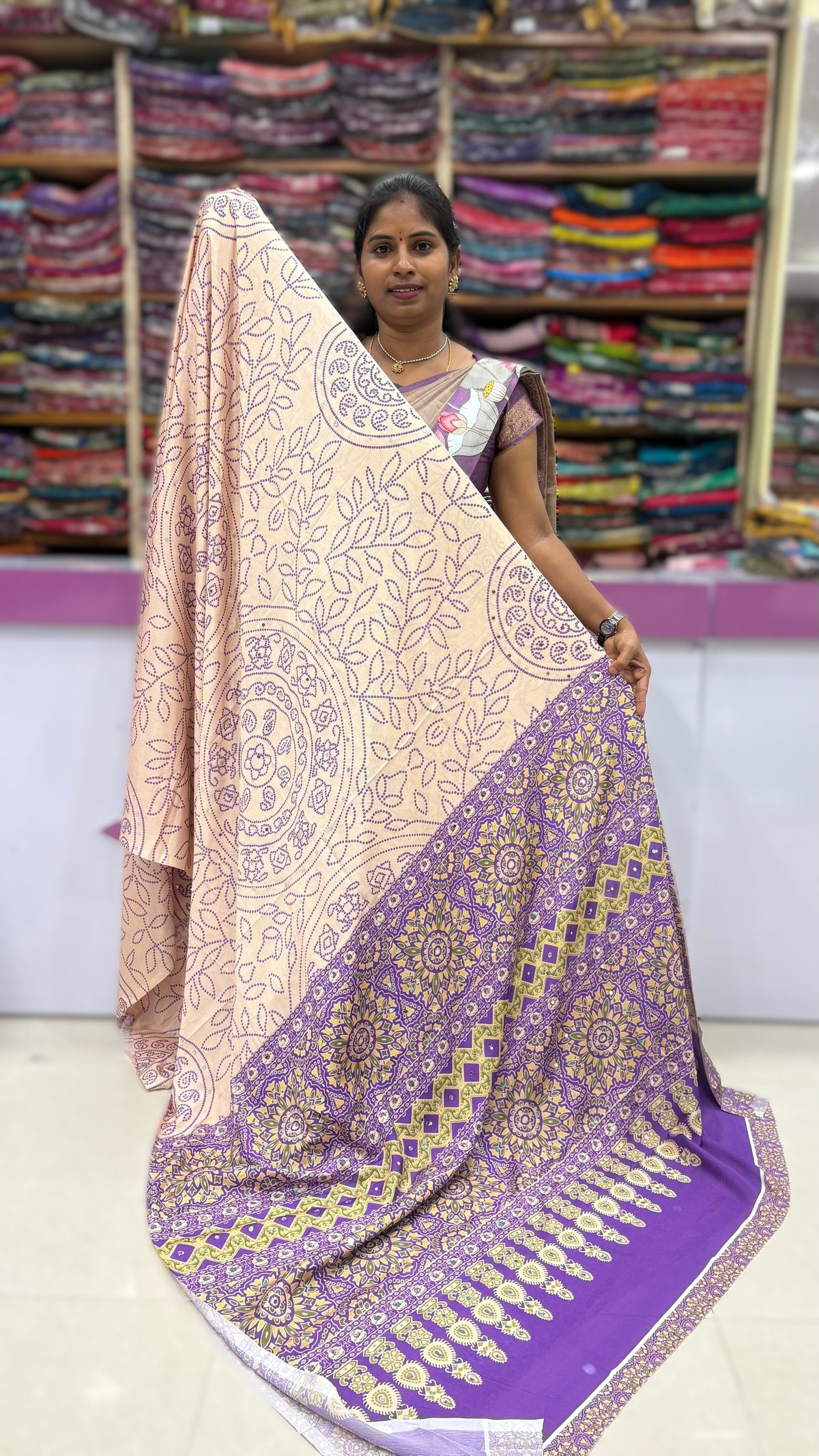 Chinnon Crape Silk sarees