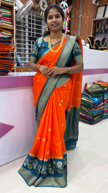 Green Mango Saree