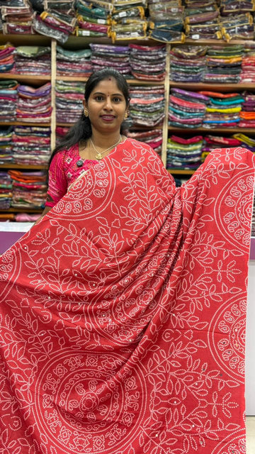 Ajrakh Saree