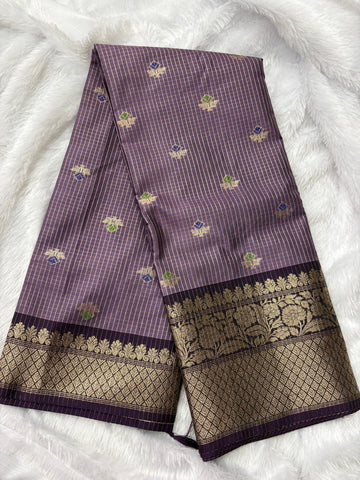 Banarasi Vinatge Cheaks Saree
