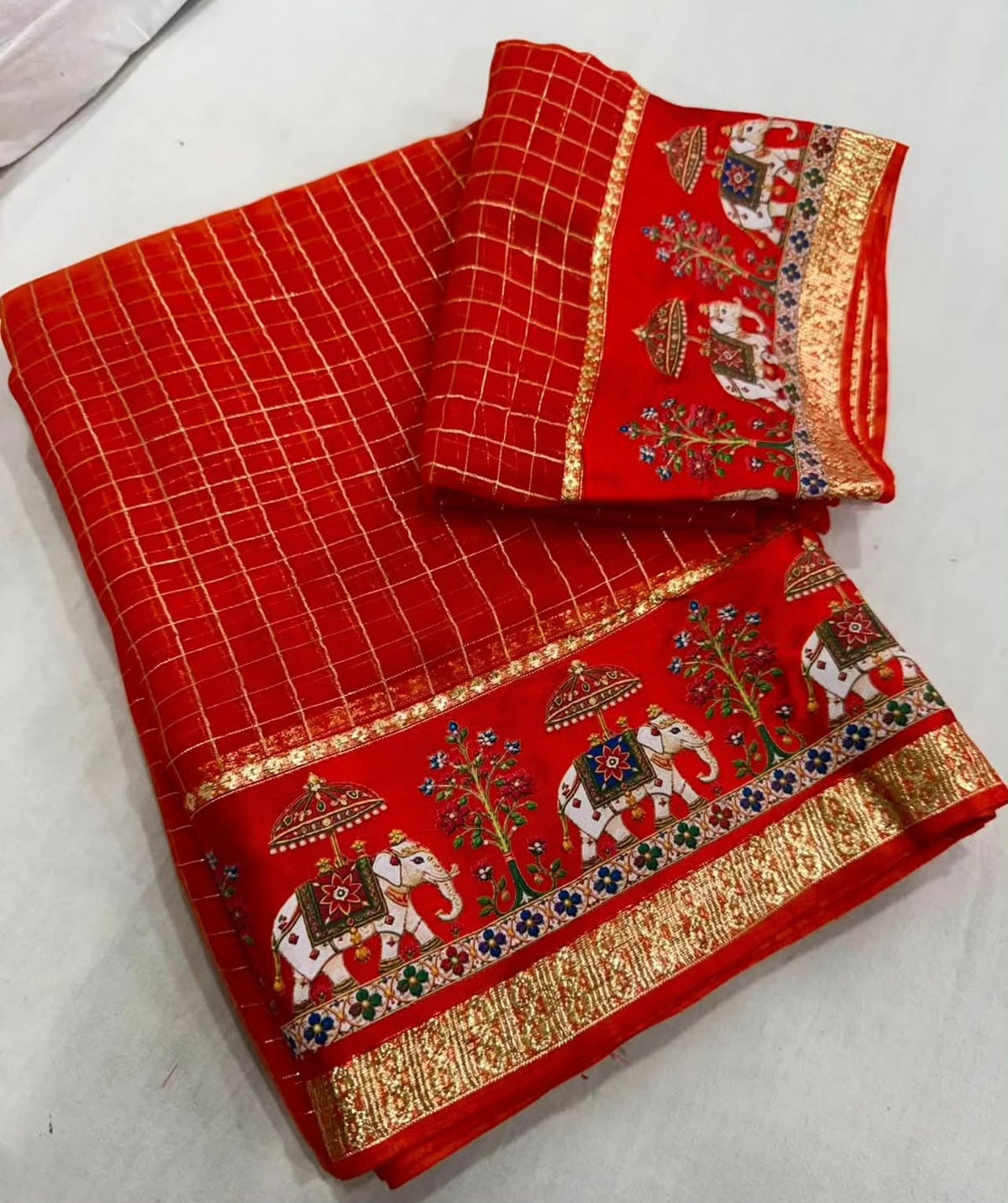 Viscose Georgette saree