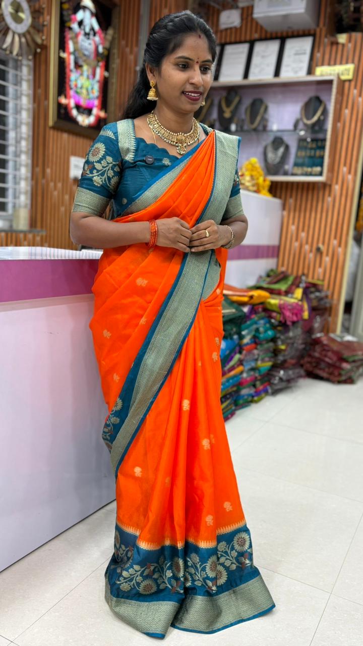 Green Mango Saree