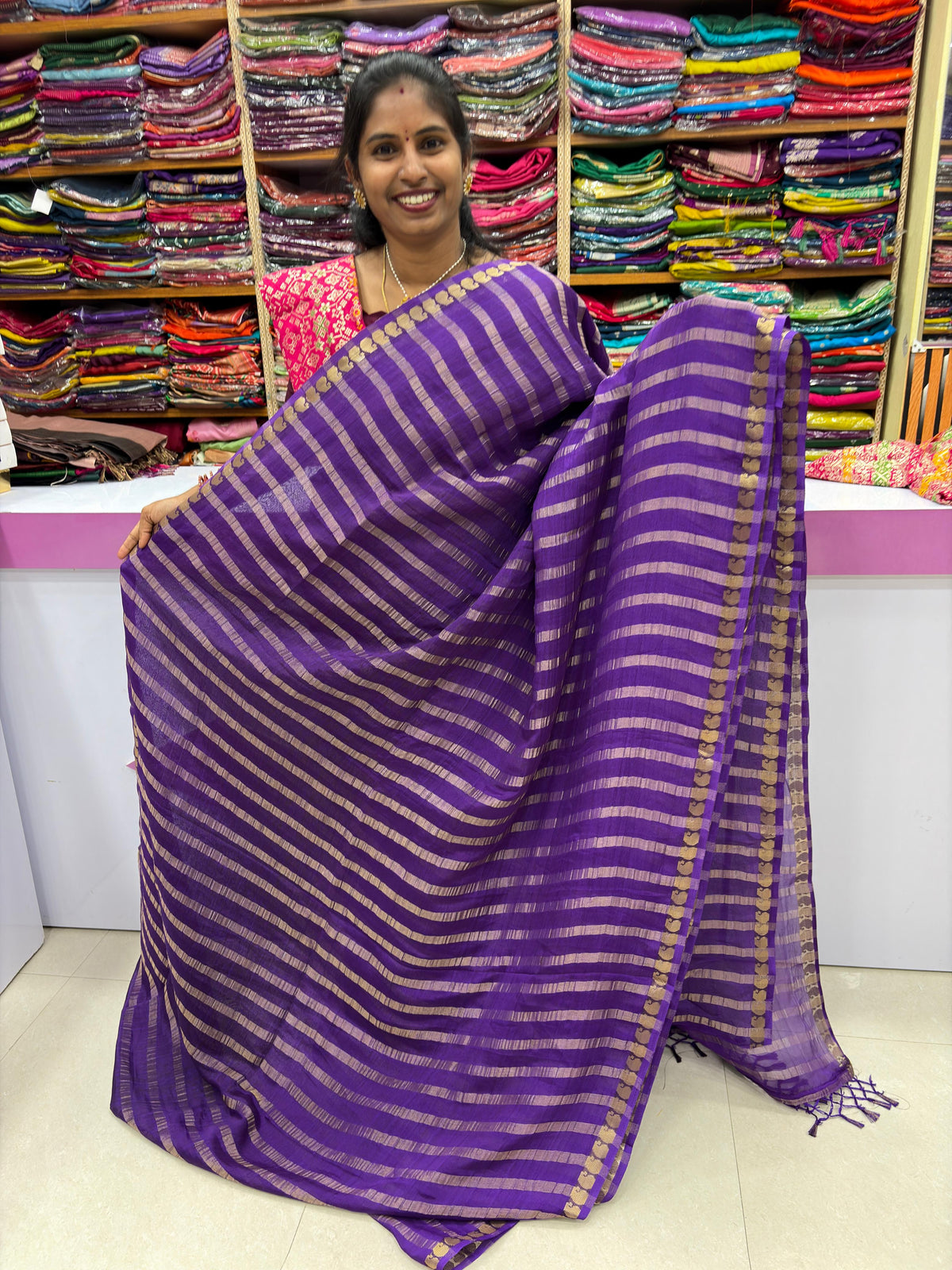 Chiffon Crush Saree