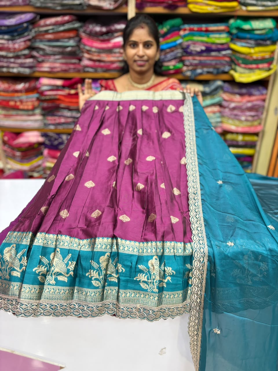 Semi Gadwal Lehanga
