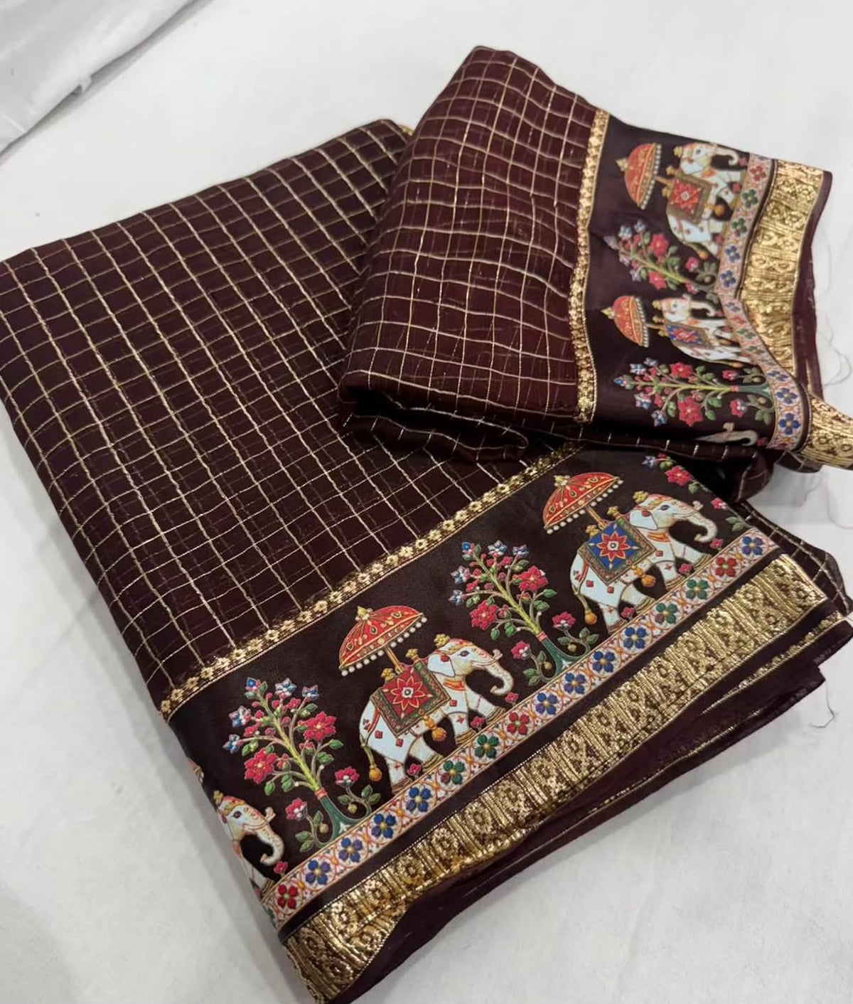 Viscose Georgette saree