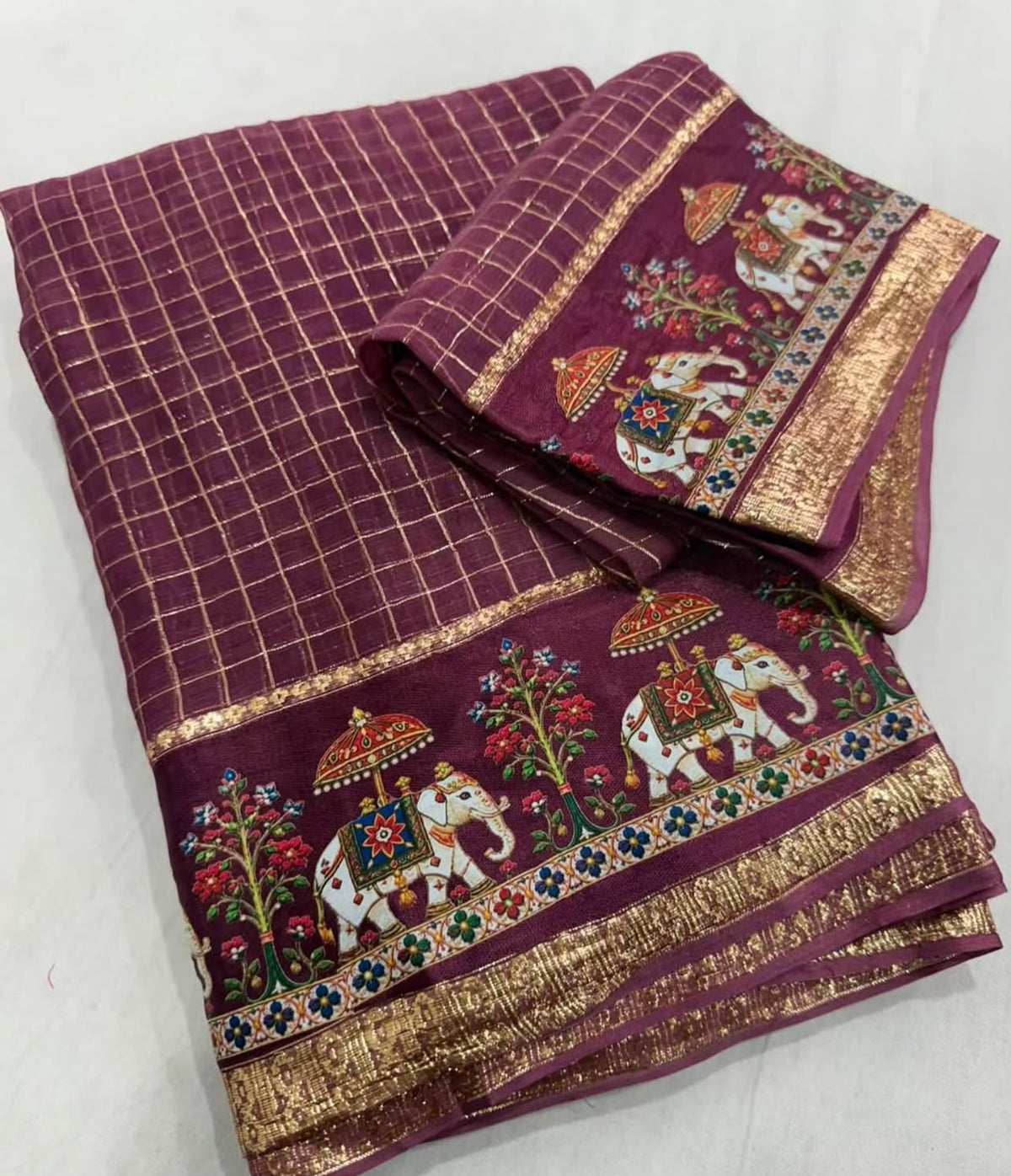 Viscose Georgette saree