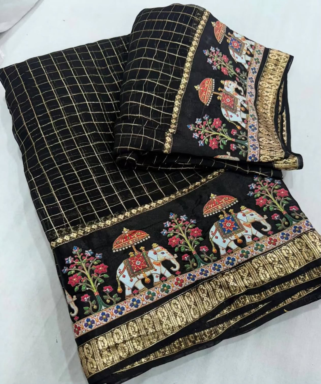Viscose Georgette saree